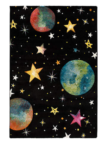 Atticgo Laagpolig tapijt "Toys" zwart/meerkleurig