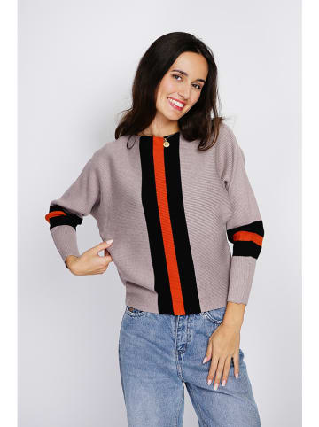 ASSUILI Kaschmir-Pullover in Hellbraun