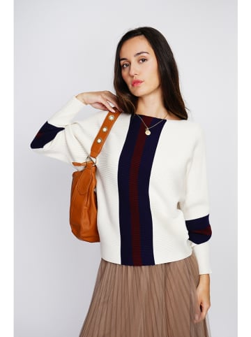 ASSUILI Kaschmir-Pullover in Weiß