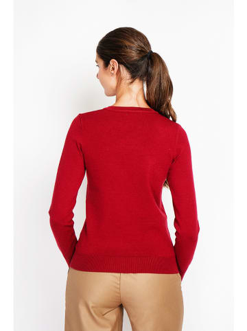 ASSUILI Pullover in Rot