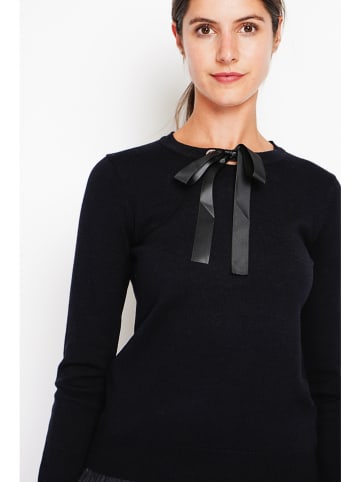 ASSUILI Pullover in Schwarz