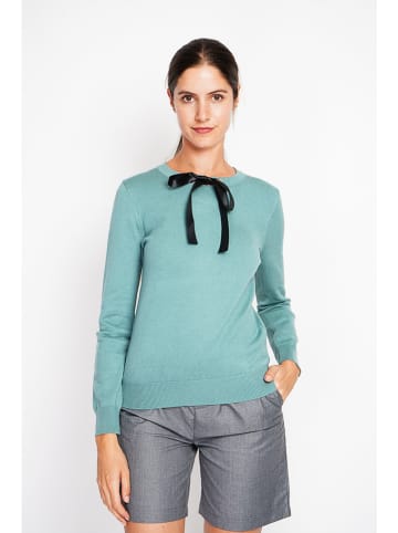 ASSUILI Trui turquoise