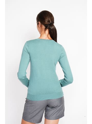 ASSUILI Pullover in Türkis