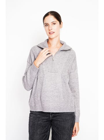 ASSUILI Pullover in Hellgrau