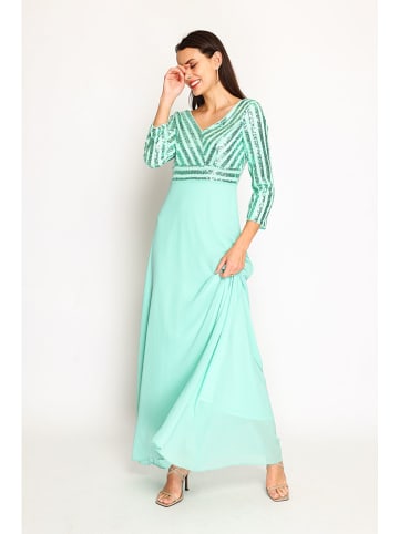 ASSUILI Sukienka w kolorze jasnozielonym