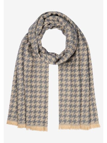 More & More Sjaal beige/blauw