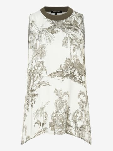 More & More Top in Weiß/ Khaki