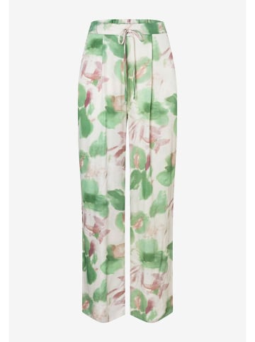 More & More Broek wit/groen