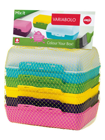 Emsa Lunchbox "Variabolo" in Bunt - (B)16 x (H)7 x (T)11 cm