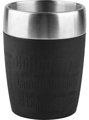 Emsa Isolierbecher "Travel Cup" in Schwarz - 200 ml