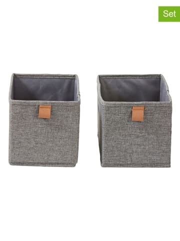 STORE IT 2-delige set: organizers grijs - (B)30 x (H)15 x (D)15 cm