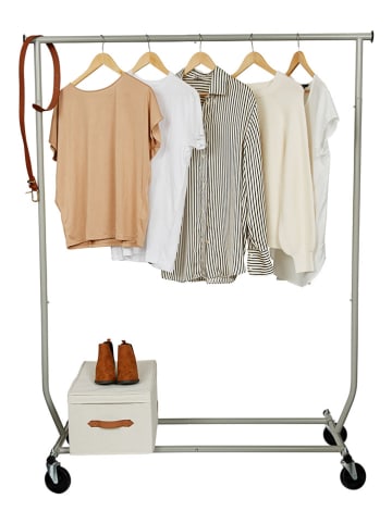 STORE IT Roll-Kleiderständer in Beige - (B)129 x (H)166 x (T)54,5 cm