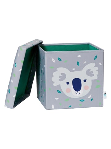 STORE IT Aufbewahrungshocker "Koala" in Grau - (B)35 x (H)35 x (T)35 cm