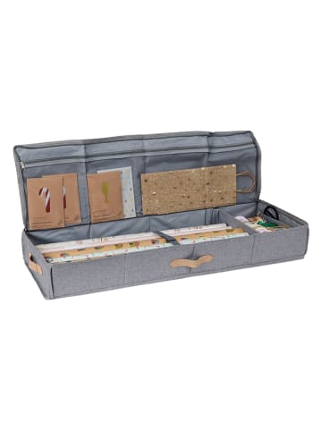 STORE IT Organizer w kolorze jasnoszarym na papier prezentowy - 90 x 12 x 30 cm