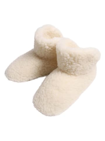 Kaiser Naturfellprodukte Leren pantoffels "Kim" beige