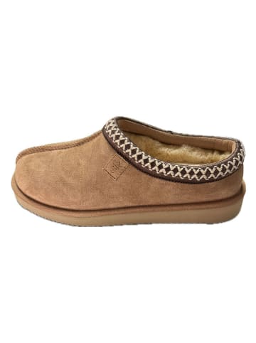 Kaiser Naturfellprodukte Slippers met lamsvacht "Narvik" lichtbruin