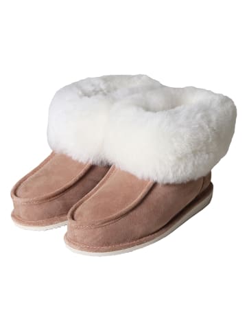Kaiser Naturfellprodukte Pantoffels met lamsvacht lichtbruin