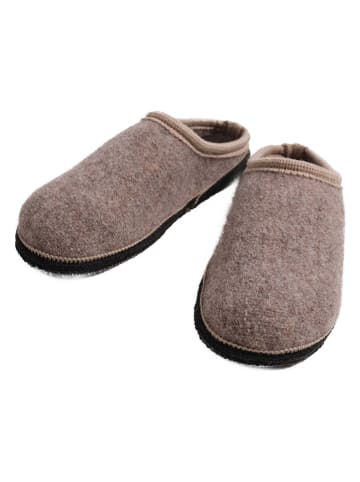 Kaiser Naturfellprodukte Lammfell-Hausschuhe in Beige