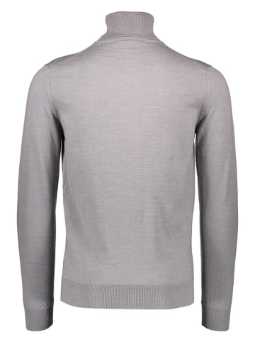 Lacoste Wollrollkragenpullover in Grau