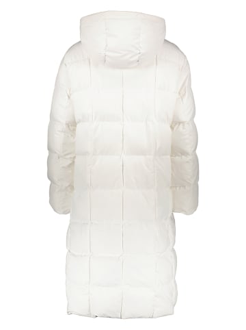 Lacoste Omkeerbare doorgestikte mantel wit