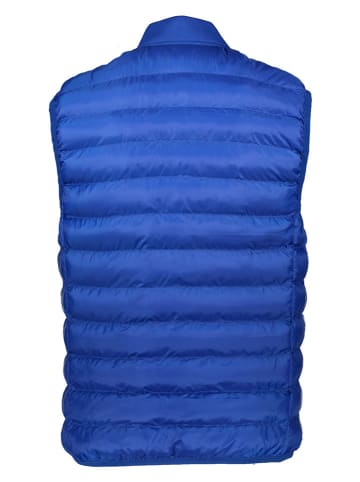 Lacoste Doorgestikte bodywarmer blauw
