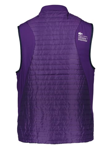 Lacoste Doorgestikte bodywarmer paars/donkerblauw
