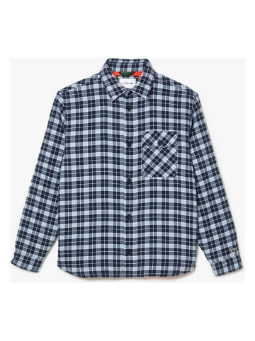 Lacoste Blouse donkerblauw/lichtblauw