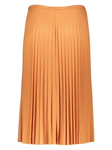 Lacoste Plisseerock in Orange