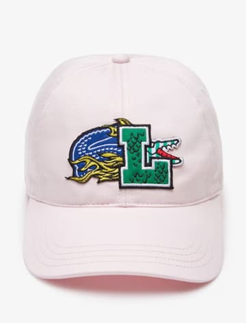 Lacoste Czapka w kolorze jasnoróżowym
