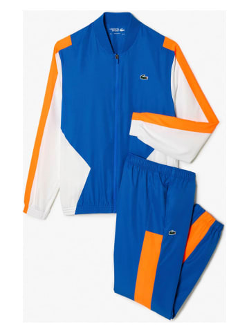 Lacoste Trainingspak blauw/wit/oranje