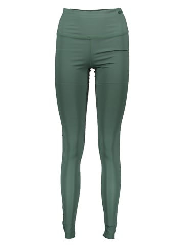 Lacoste Legginsy w kolorze zielonym