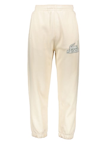 Lacoste Sweatbroek crème