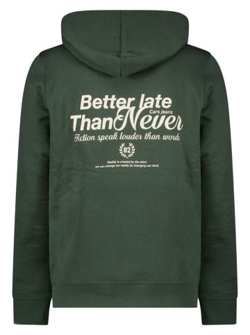 Cars Jeans Hoodie "Dukey" donkergroen