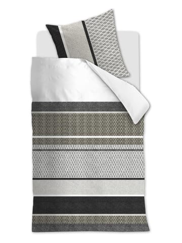 Beddinghouse Renforcé beddengoedset "Benthe" grijs