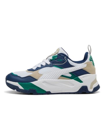 Puma Sneakers "Trinity" wit/donkerblauw/beige