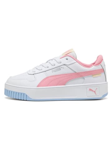 Puma Sneakersy "Carina Street" w kolorze biało-błękitno-jasnoróżowym