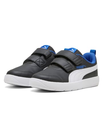 Puma Sneakers "Courtflex V3" zwart/blauw/wit
