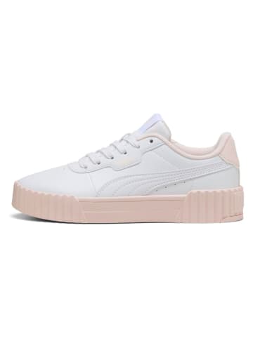 Puma Sneakers "Carina 3.0 Cutie" wit/lichtroze