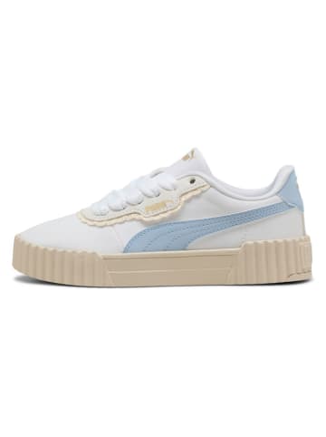 Puma Sneakers "Carina 3.0 Memoires" crème/lichtblauw