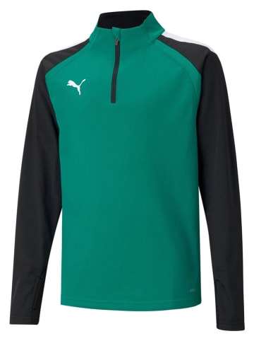 Puma Trainingsshirt in Grün/ Schwarz