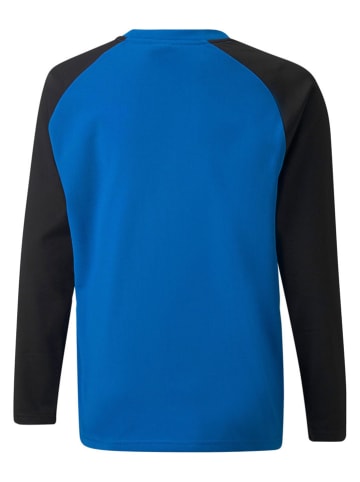 Puma Trainingsshirt in Blau/ Schwarz
