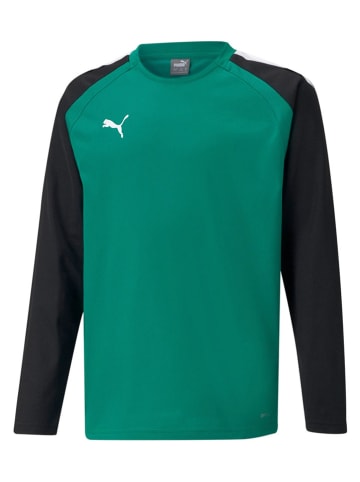 Puma Trainingsshirt in Grün/ Schwarz