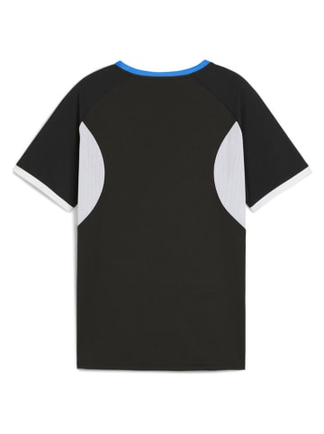 Puma Trainingsshirt in Schwarz/ Blau