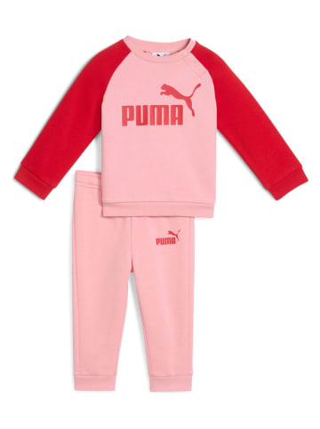 Puma Jogginganzug in Rosa/ Rot
