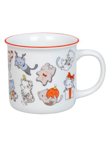 Könitz Jumbotasse ''Lovely Cats'' in Weiß/ Bunt - 380 ml