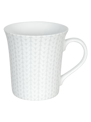 Könitz Jumbotasse ''White Silence'' in Weiß/ Grau - 410 ml