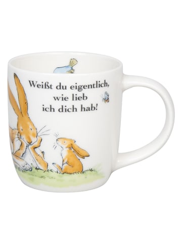 Könitz Tasse ''Weißt du eigentlich...'' in Weiß/ Bunt - 200 ml