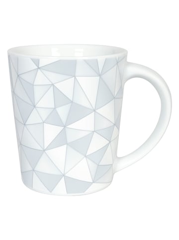 Könitz Jumbotasse ''Shades of grey'' in Weiß/ Grau - 380 ml