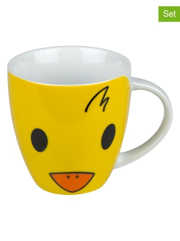 Könitz Kubki (2 szt.) w kolorze żółtym do kawy - 215 ml
