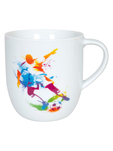Könitz Jumbotasse ''Active'' in Weiß/ Bunt - 580 ml